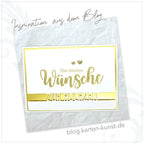 Karten-Kunst Stanzschablone kk-D131 - Brückentext Zur Hochzeit