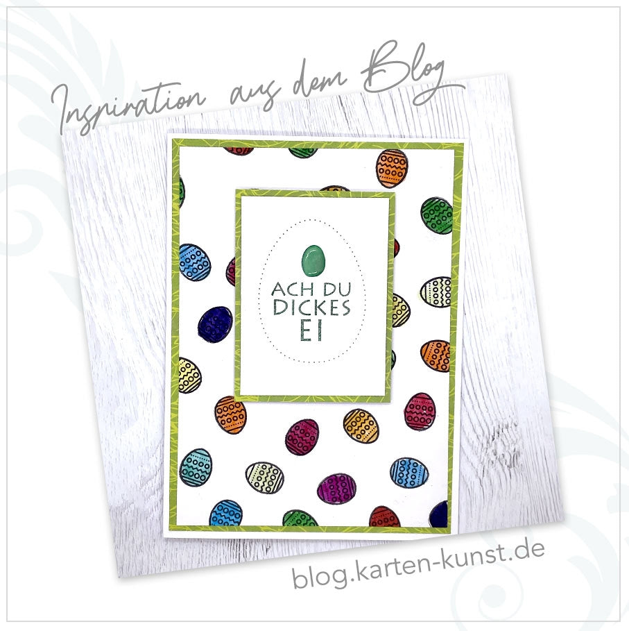 Karten-Kunst Stanzschablone - Mini Pierced Easter Eggs