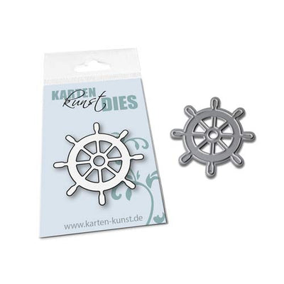 Karten-Kunst Stanzschablone kk-D145 - Steuerrad / Ship's Wheel