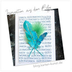 Karten-Kunst Stanzschablone kk-D147 - Feathers Federn