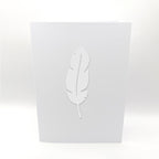 Karten-Kunst Stanzschablone kk-D147 - Feathers Federn