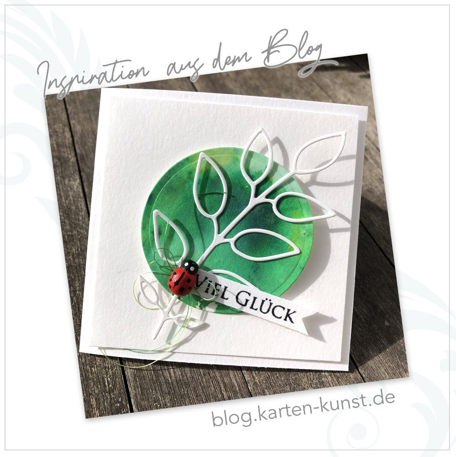 Karten-Kunst Stanzschablone Blätter-Zweige - kk-D152 Ash Leaf