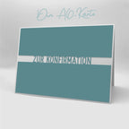 Karten-Kunst Stanzschablone kk-D171 - Brückentext Zur Konfirmation