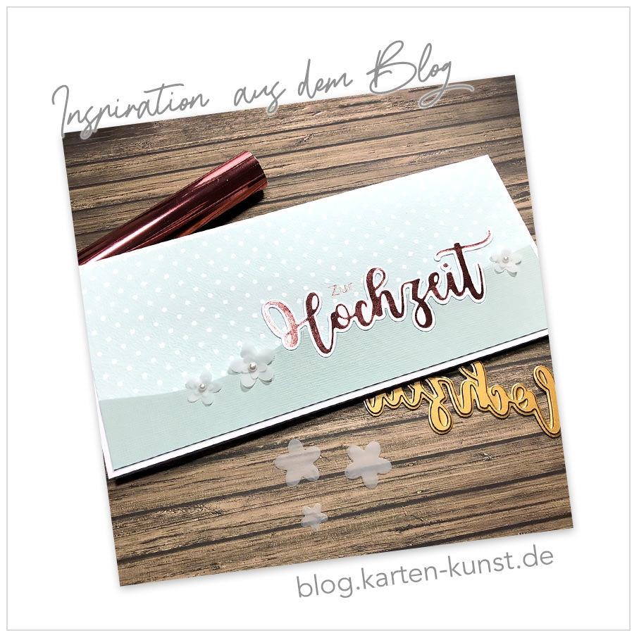 Karten-Kunst Stanzschablone kk-D180 Riesige Hochzeit Stanze Text