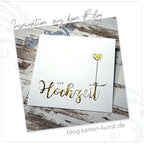 Karten-Kunst Stanzschablone kk-D180 Riesige Hochzeit Stanze Text