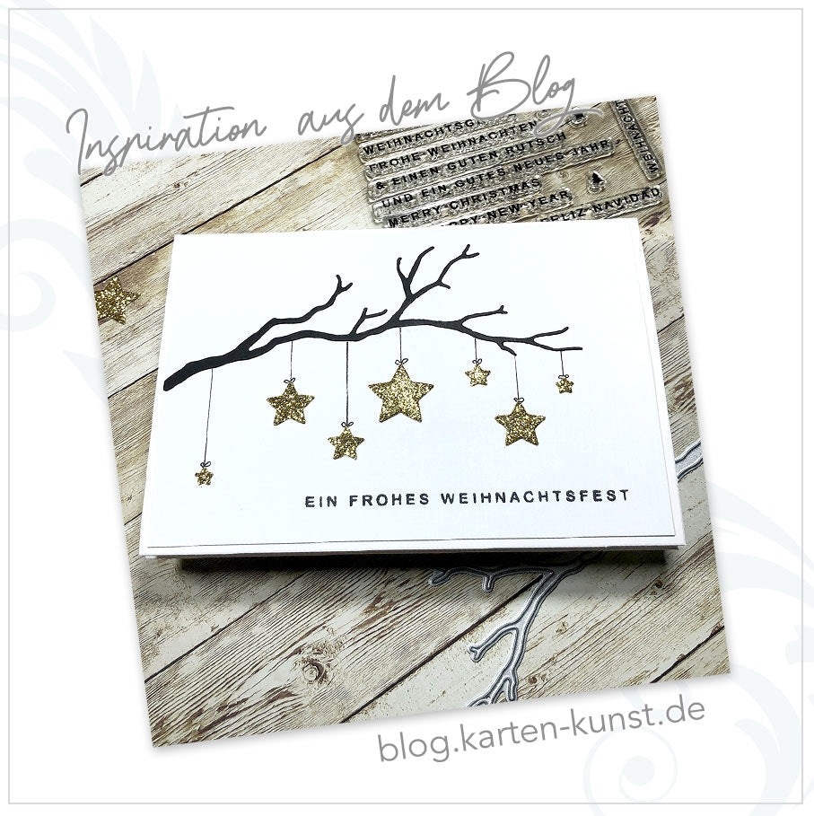 Stanzschablone Zweige kk-D185 – Äste für Karten, Scrapbooking & Naturthemen – Karten-Kunst