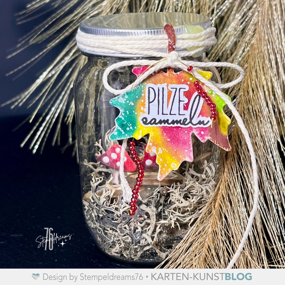 Karten-Kunst Stanzschablone kk-D215 - Fliegenpilze