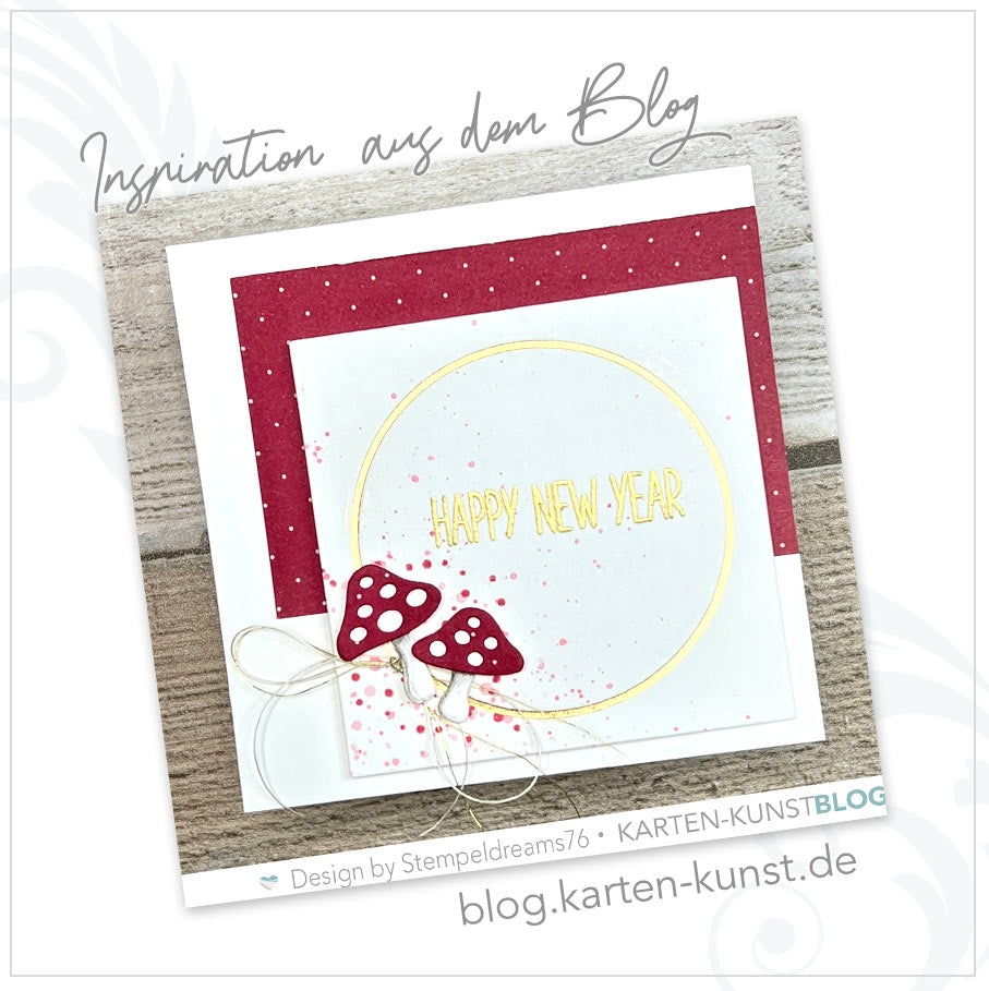 Karten-Kunst Stanzschablone kk-D215 - Fliegenpilze