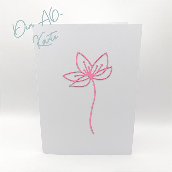 Karten-Kunst Stanzschablone kk-D221 - Cute Flower 