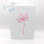 Karten-Kunst Stanzschablone kk-D221 - Cute Flower 