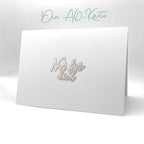 Karten-Kunst Stanzschablone kk-D224 - Elegant Script Nur für dich