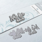 Karten-Kunst Stanzschablone kk-D224 - Elegant Script Nur für dich