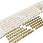 Karten-Kunst Hot Foil Plate kk-HF003 - Mini Worte zum Geburtstag