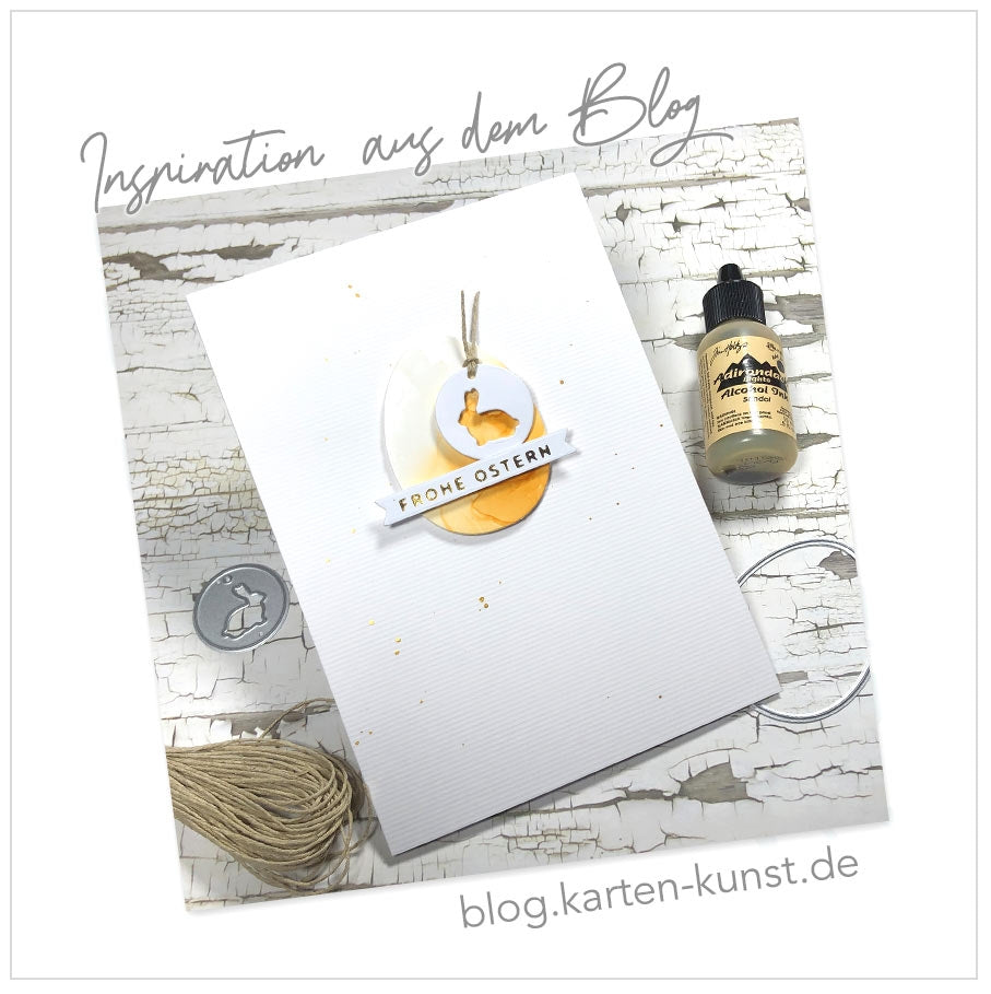 Karten-Kunst Hot Foil Plate kk-HF013 - Beispielkarte