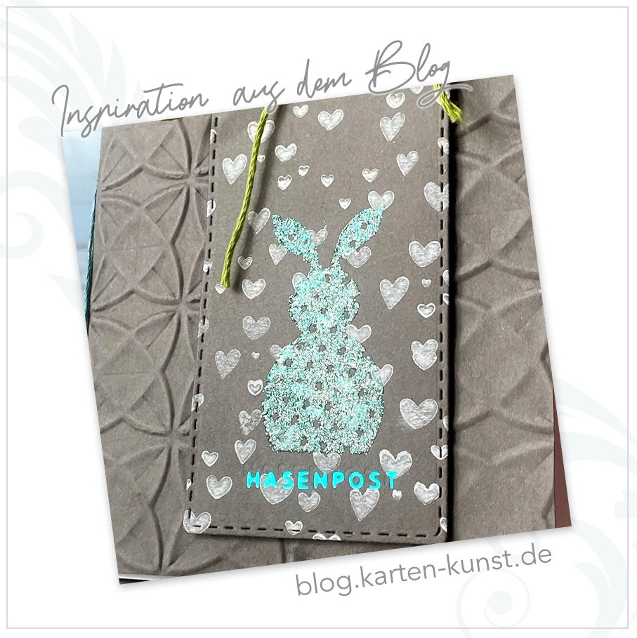 Karten-Kunst Hot Foil Plate kk-HF013 - Beispielkarte