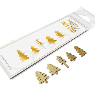 Karten-Kunst Hot Foil Plate kk-HF022 - Weihnachtsbäume / Christmas Trees