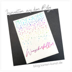 Karten-Kunst Hot Foil Plate kk-HF034 - Luxe Wunscherfüller Heißprägestempel