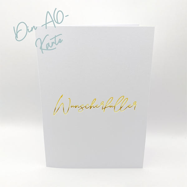 Karten-Kunst Hot Foil Plate kk-HF034 - Luxe Wunscherfüller Heißprägestempel