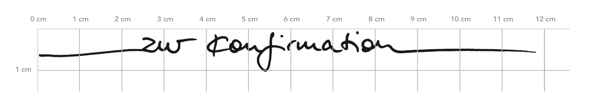 Karten-Kunst Clear Stamp Schriftzug "Zur Konfirmation"