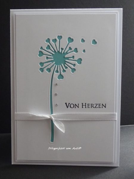 Karten-Kunst Stanzschablone kk-D052 - Dandelion Hearts