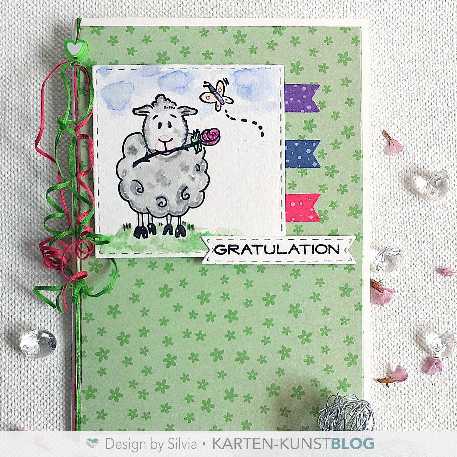Karten-Kunst Clear Stamps KK-0232 - Textrahmen-Worte