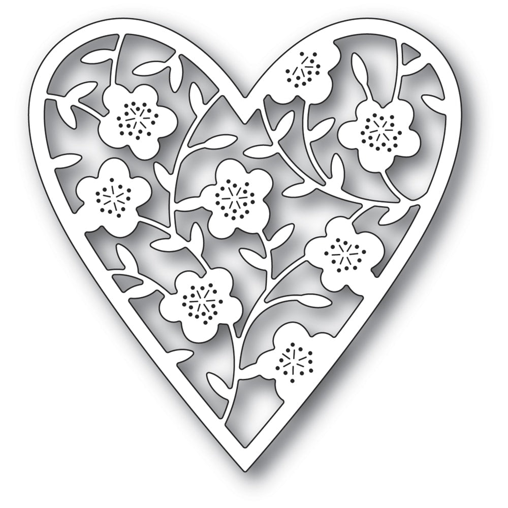 Memory Box Stanzschablone - 94368 Floral Bouquet Heart