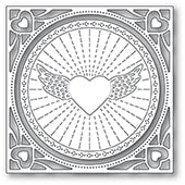 Memory Box Stanzschablone - 94372 Winged Heart Frame