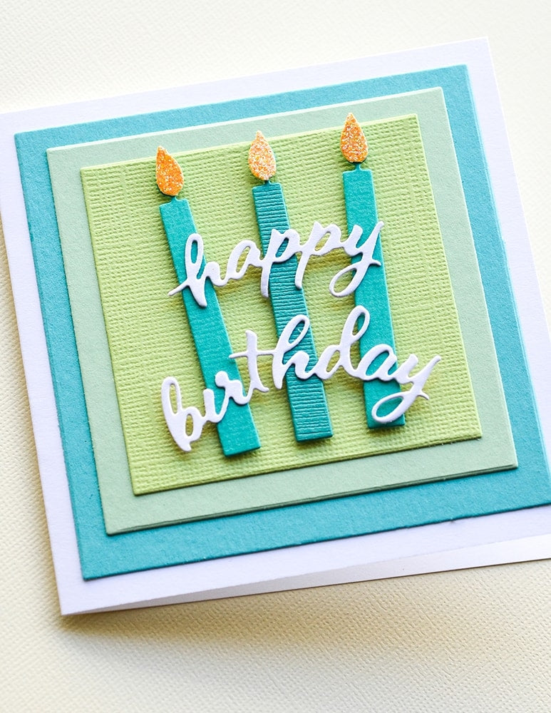 Memory Box Stanzschablone - 94395 Tall Birthday Candles