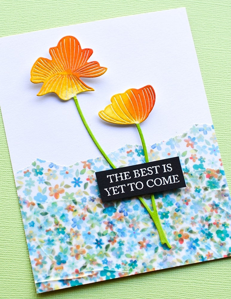 Memory Box Stanzschablone - Splendid Poppy Stems