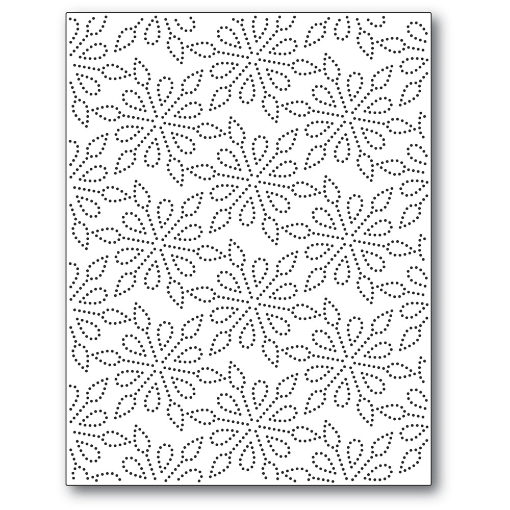 Memory Box Stanzschablone - 94513 Pinpoint Snowflake Plate