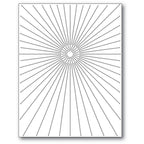 Memory Box Stanzschablone - Pinpoint Burst Plate