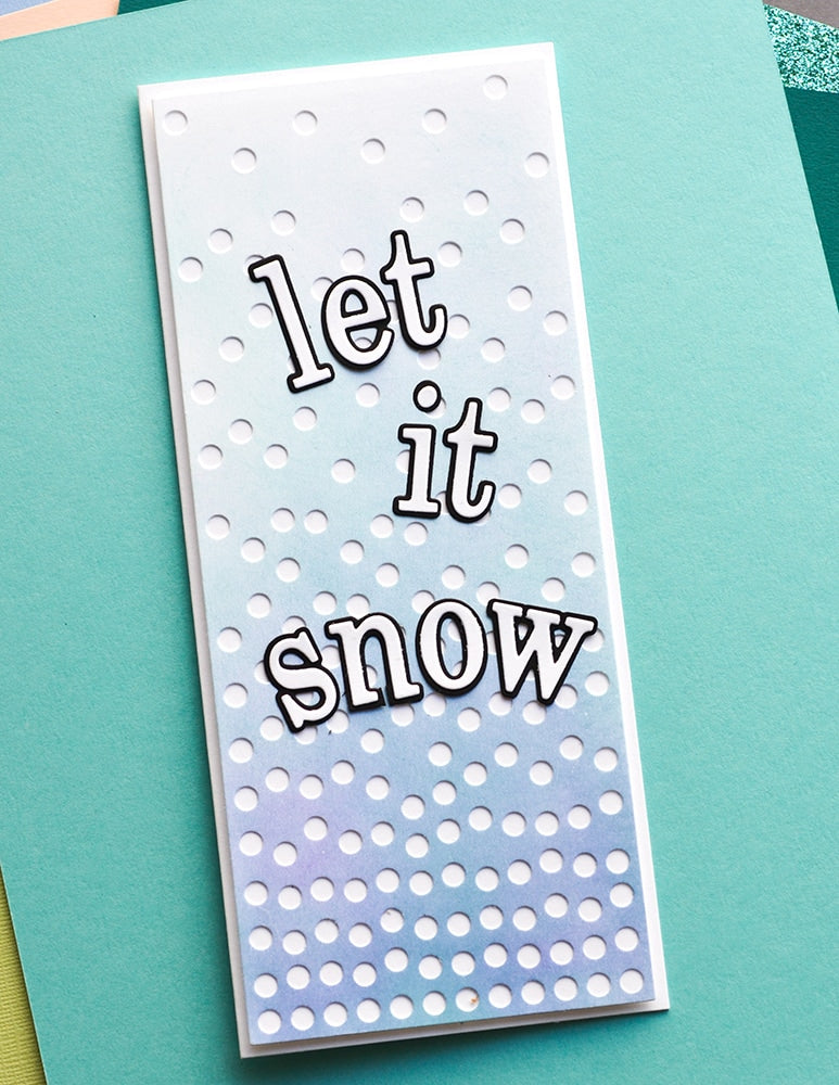 Memory Box Stanzschablone - Slim Confetti Plate