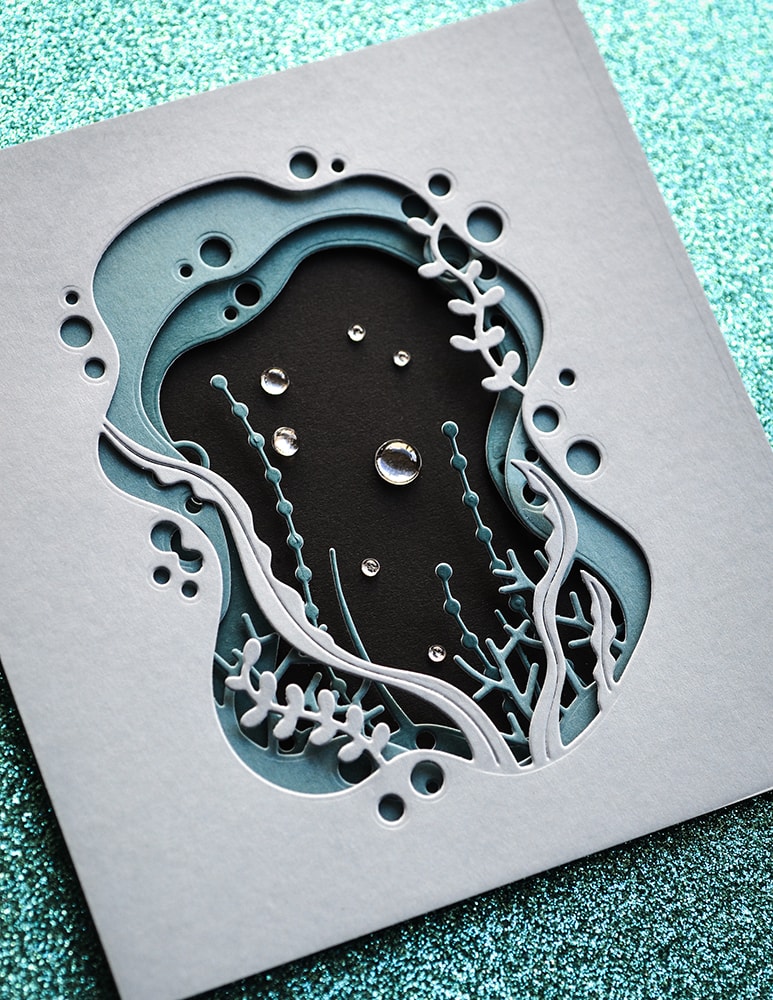 Memory Box Stanzschablone - Kelp Collage