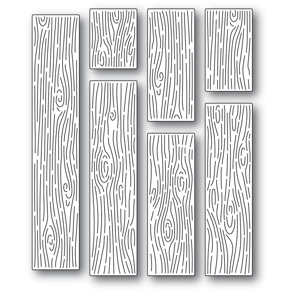 Memory Box Stanzschablone - Wood Grain Planks