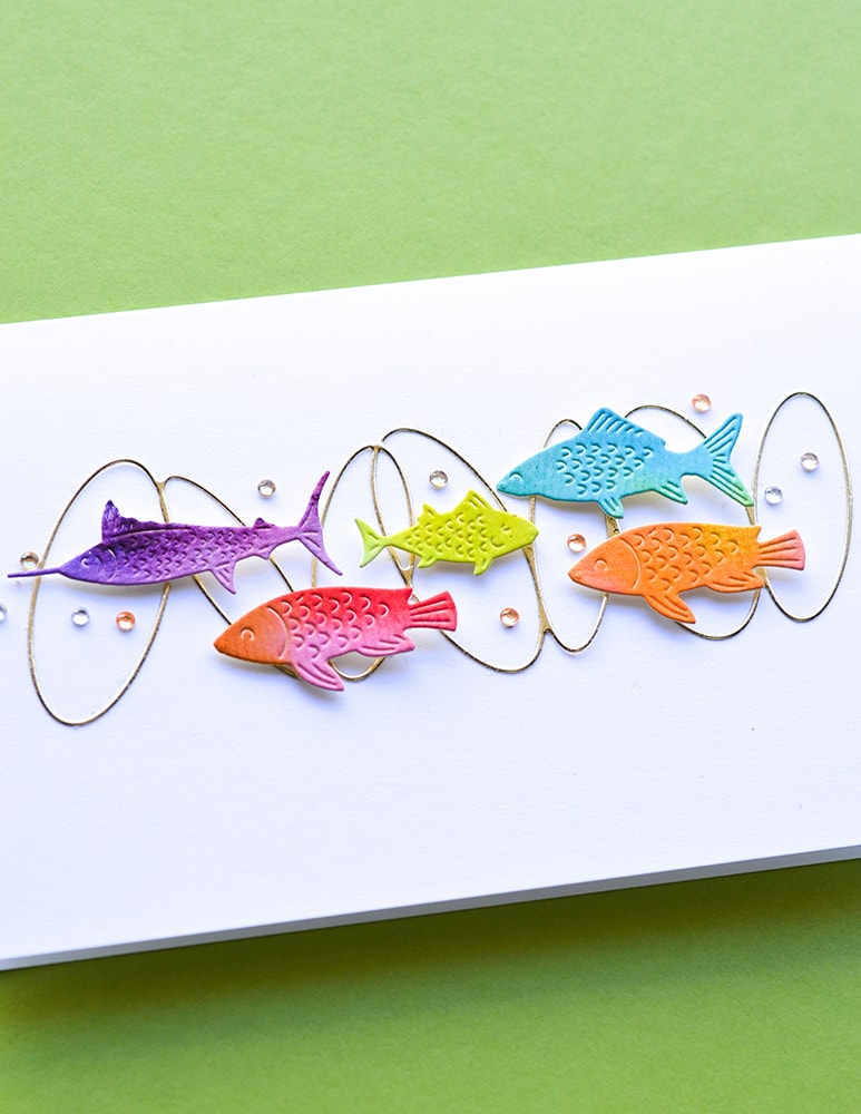 Memory Box Stanzschablone - School of Fish