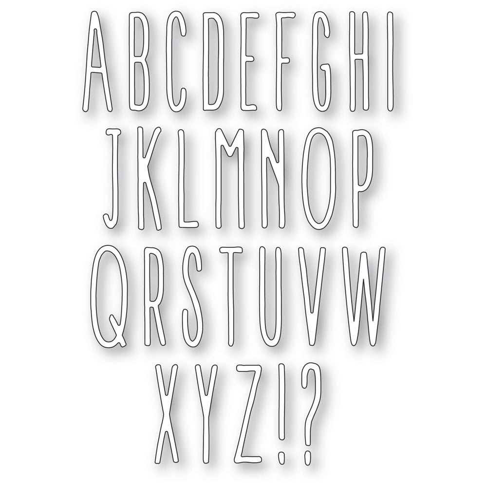 Memory Box Stanzschablone - Twiggy Alphabet