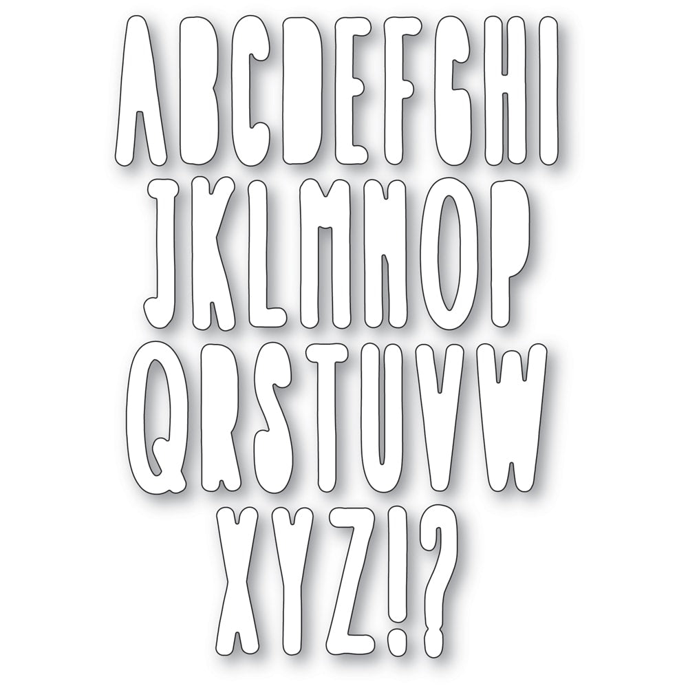 Memory Box Stanzschablone - Twiggy Alphabet