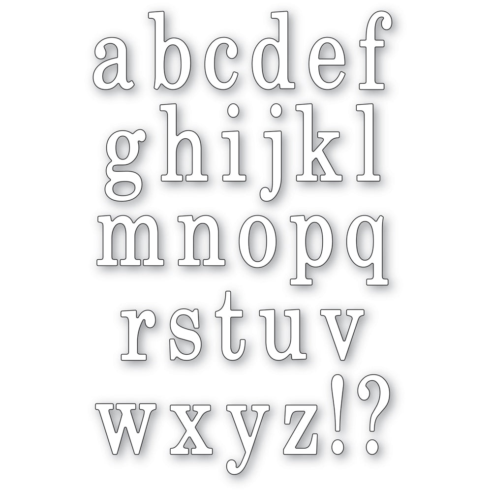 Memory Box Stanzschablone - Bennet Alphabet