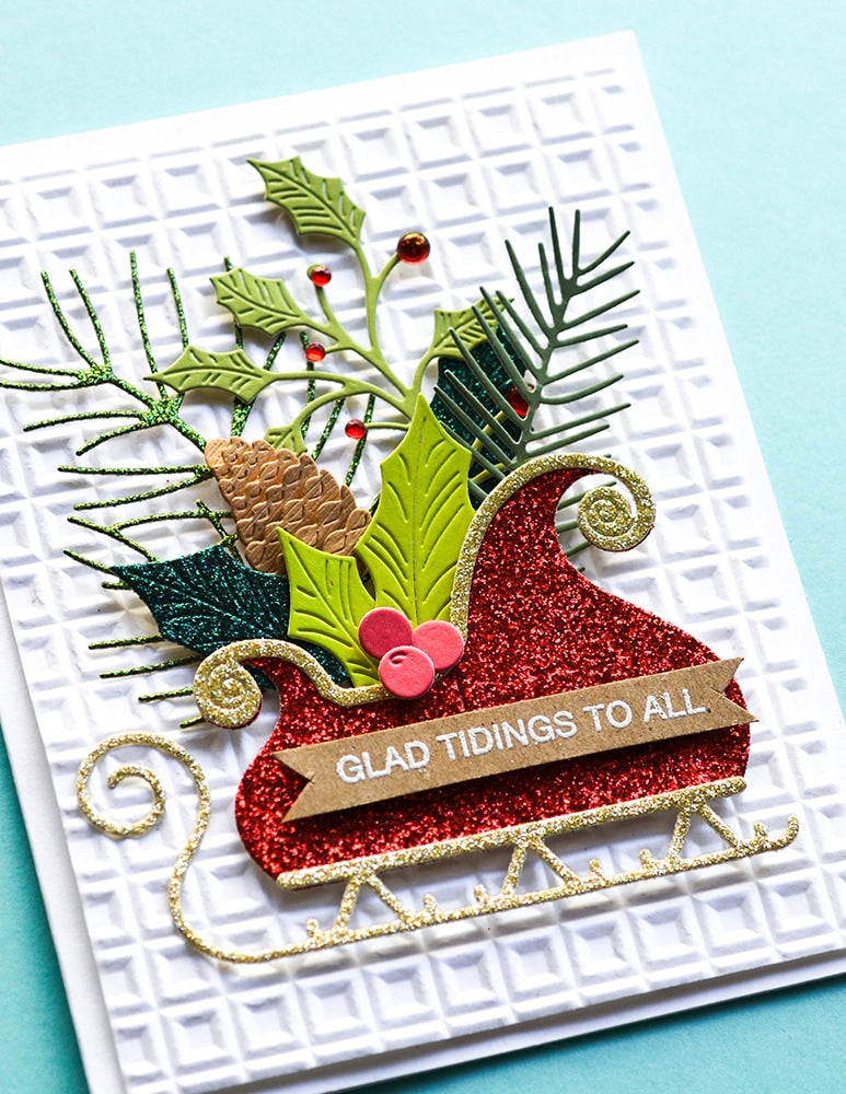 Memory Box Stanzschablone - Holly Branch