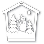 Memory Box Stanzschablone - Snowman House Frame