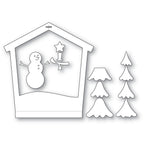 Memory Box Stanzschablone - Snowman House Frame
