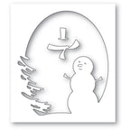 Memory Box Stanzschablone - Oval Snowman Collage