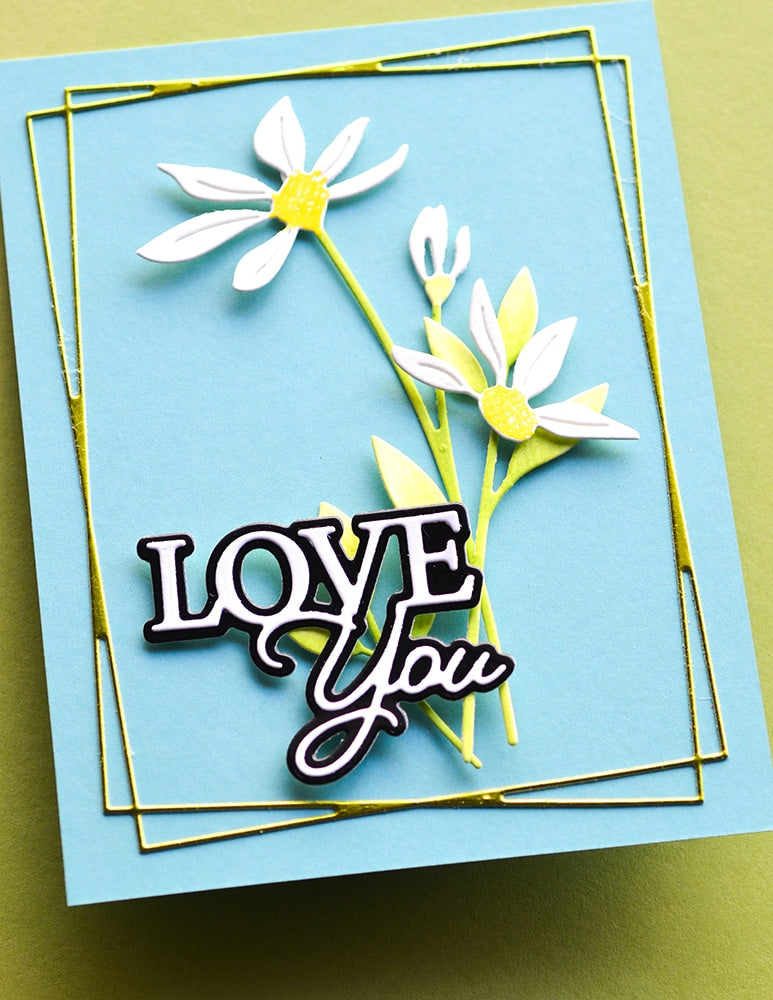 Memory Box Stanzschablone - Daisy Blossom Stem