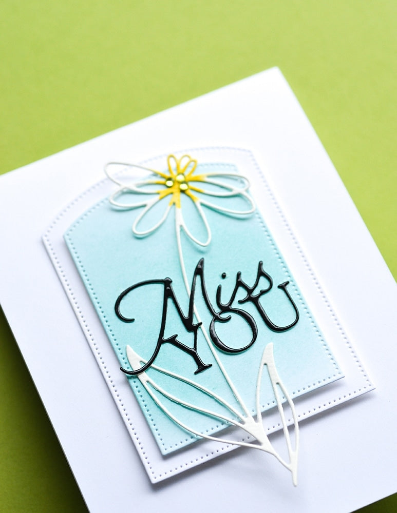 Memory Box Stanzschablone - Scribble Daisy