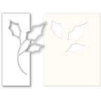 Memory Box Stanzschablone - Contempo Holly and Stencil