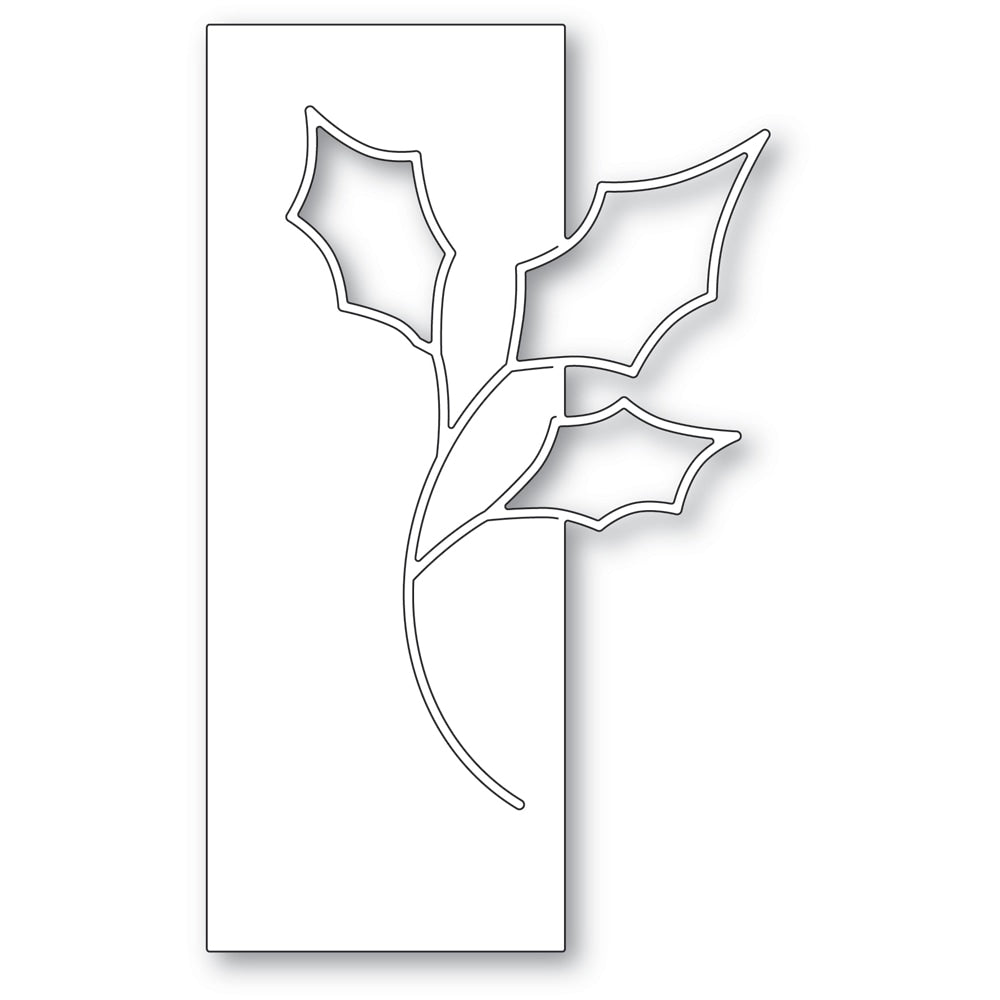 Memory Box Stanzschablone - Contempo Holly and Stencil