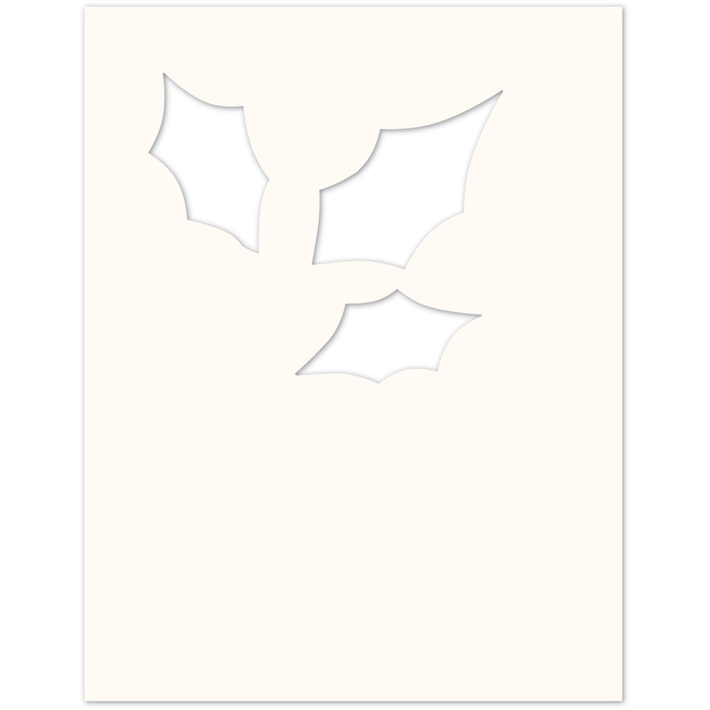 Memory Box Stanzschablone - Contempo Holly and Stencil
