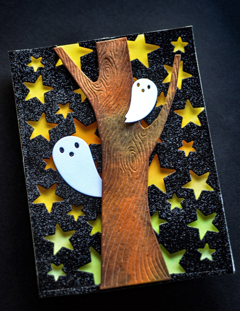 Memory Box Stanzschablone - Woodgrain Tree Trunk