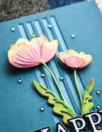 Memory Box Stanzschablone - Enchanting Poppy Stems