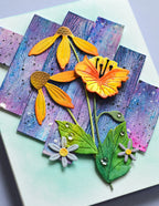 Memory Box Stanzschablone - Charlotte Blooms and Leaves